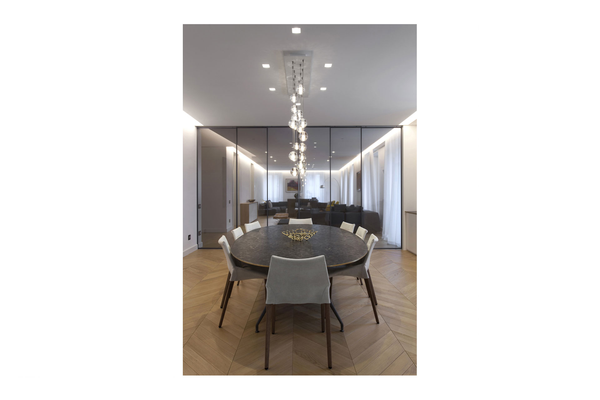 Architetto Roberto Bagnato - Milano progetto Tavolo Matrix - custom interior design