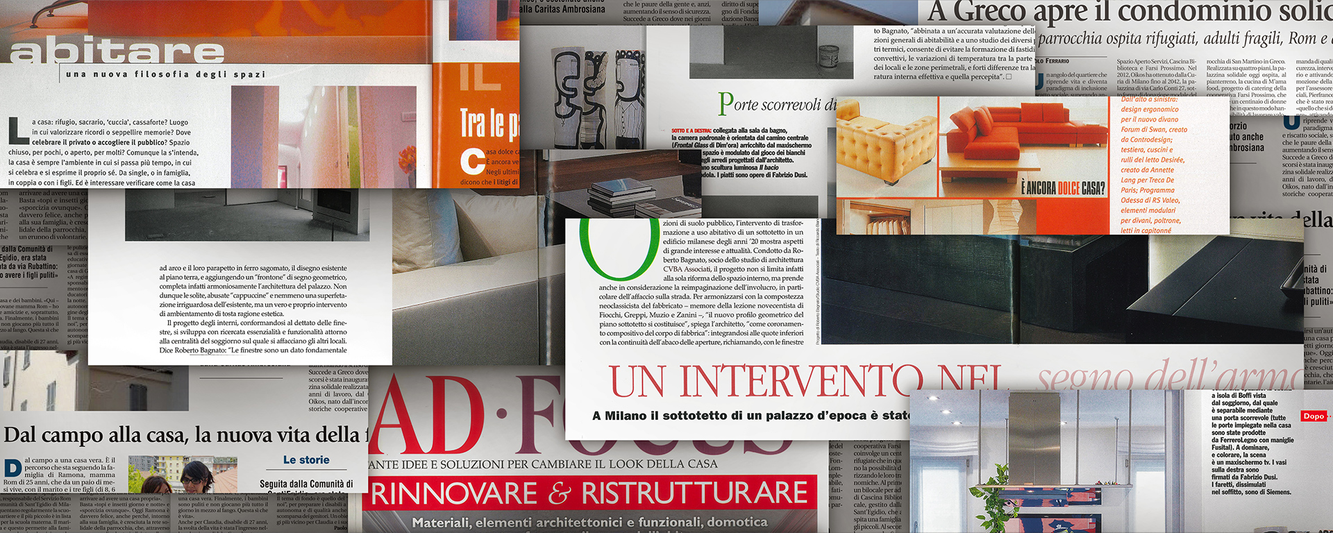 Studio di Architettura Roberto Bagnato - Milano. Sezione news