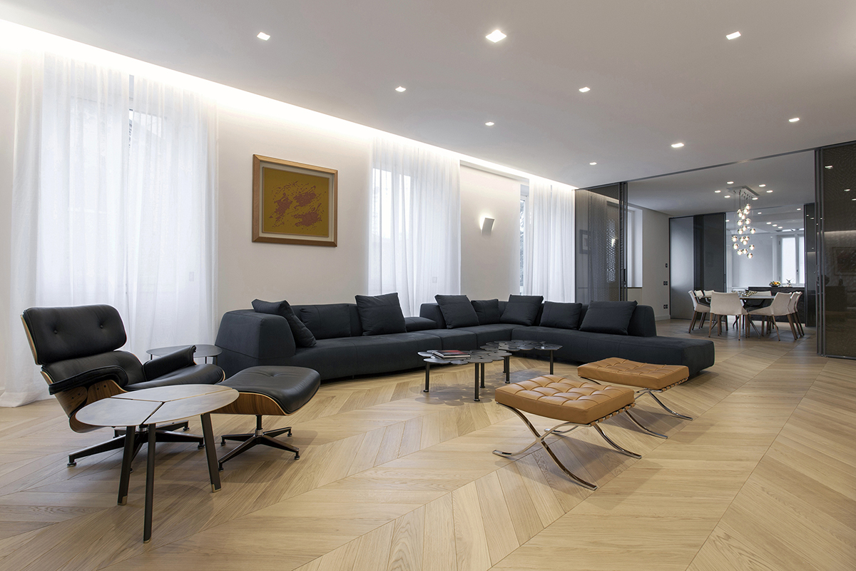 Architetto roberto bagnato milano porta nuova focus materiali ... Parquet resistente ai graffi